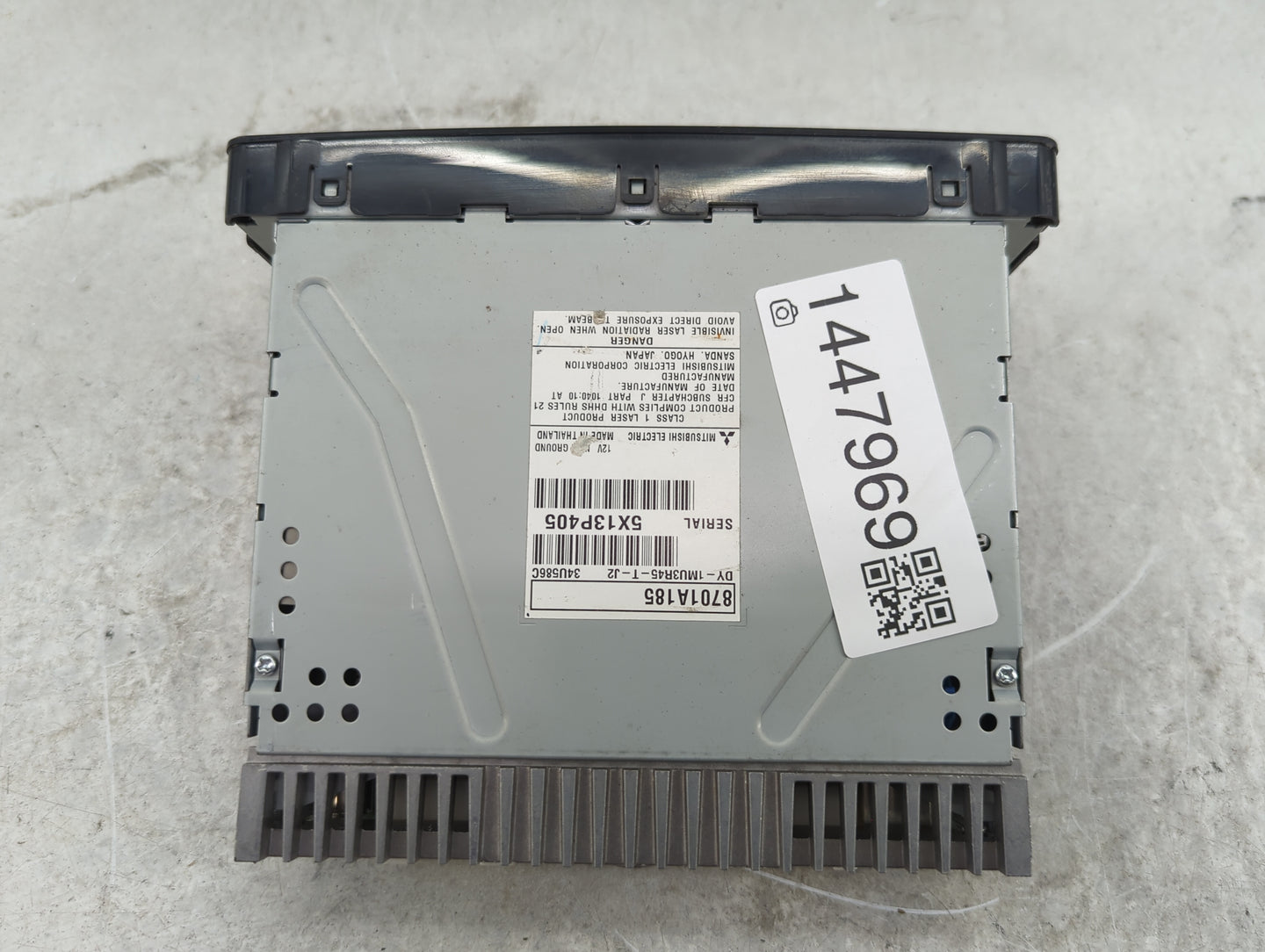 2015-2017 Mitsubishi Lancer Radio AM FM Cd Player Receiver Replacement P/N:8701A185 DY-1MU3R45-T-J2 Fits Fits 2015 2016 2017