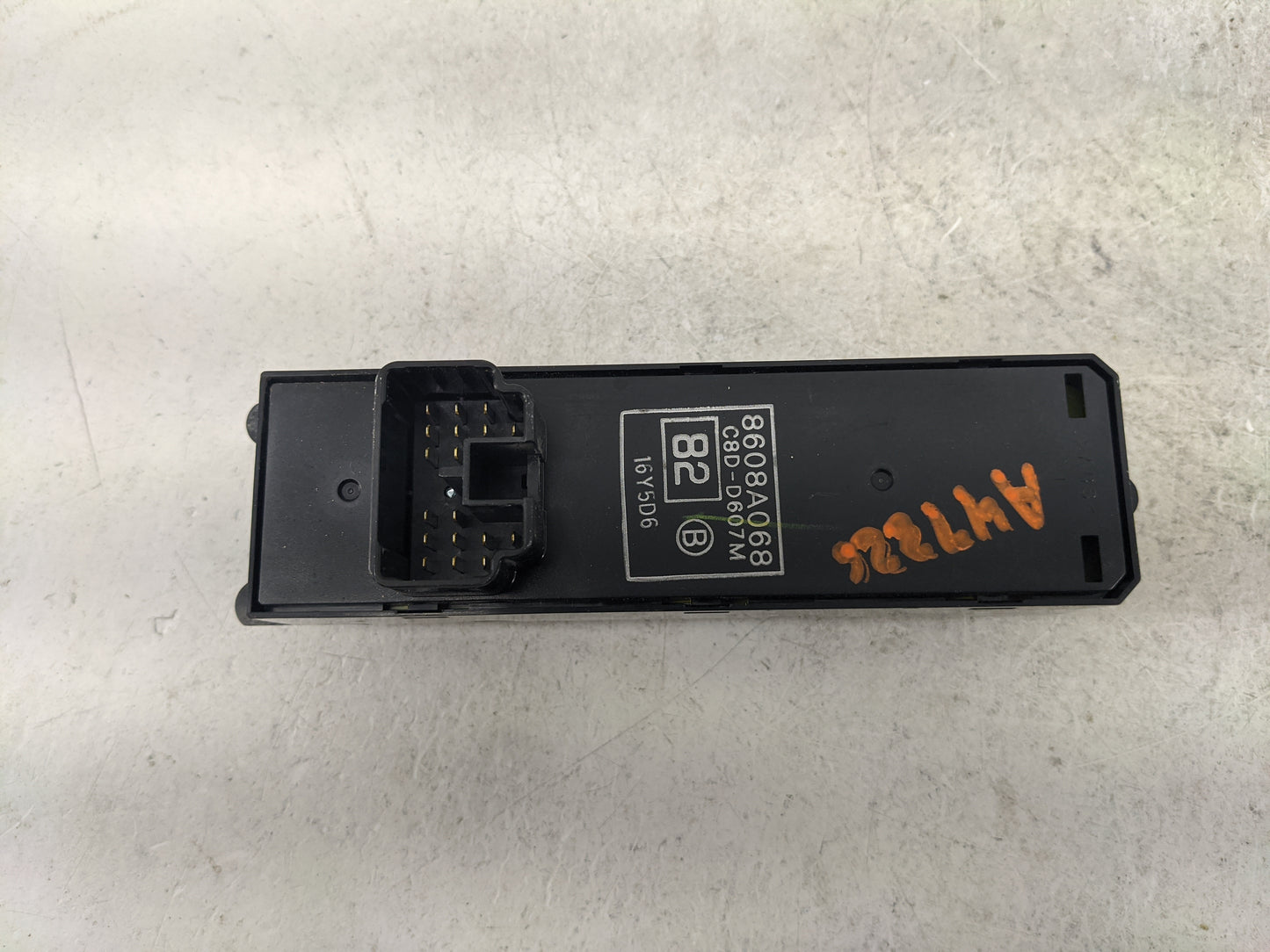 2007-2017 Mitsubishi Lancer Master Power Window Switch Replacement Driver Side Left P/N:8608A068 C8D-D607M Fits OEM Used Aut