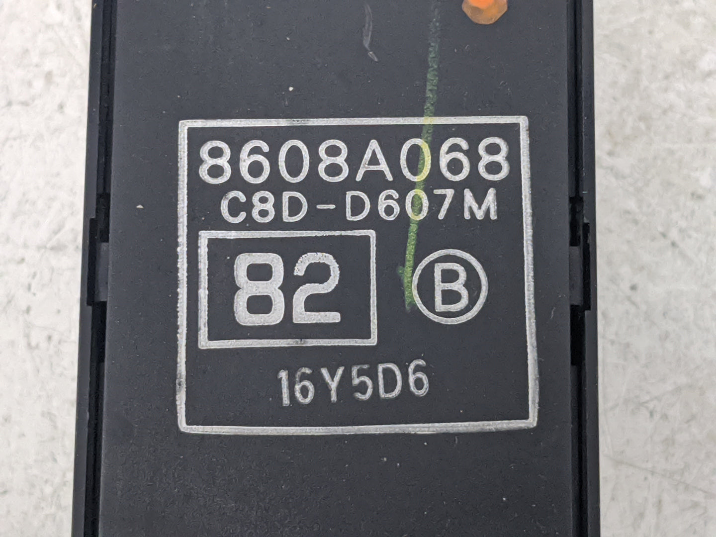 2007-2017 Mitsubishi Lancer Master Power Window Switch Replacement Driver Side Left P/N:8608A068 C8D-D607M Fits OEM Used Aut