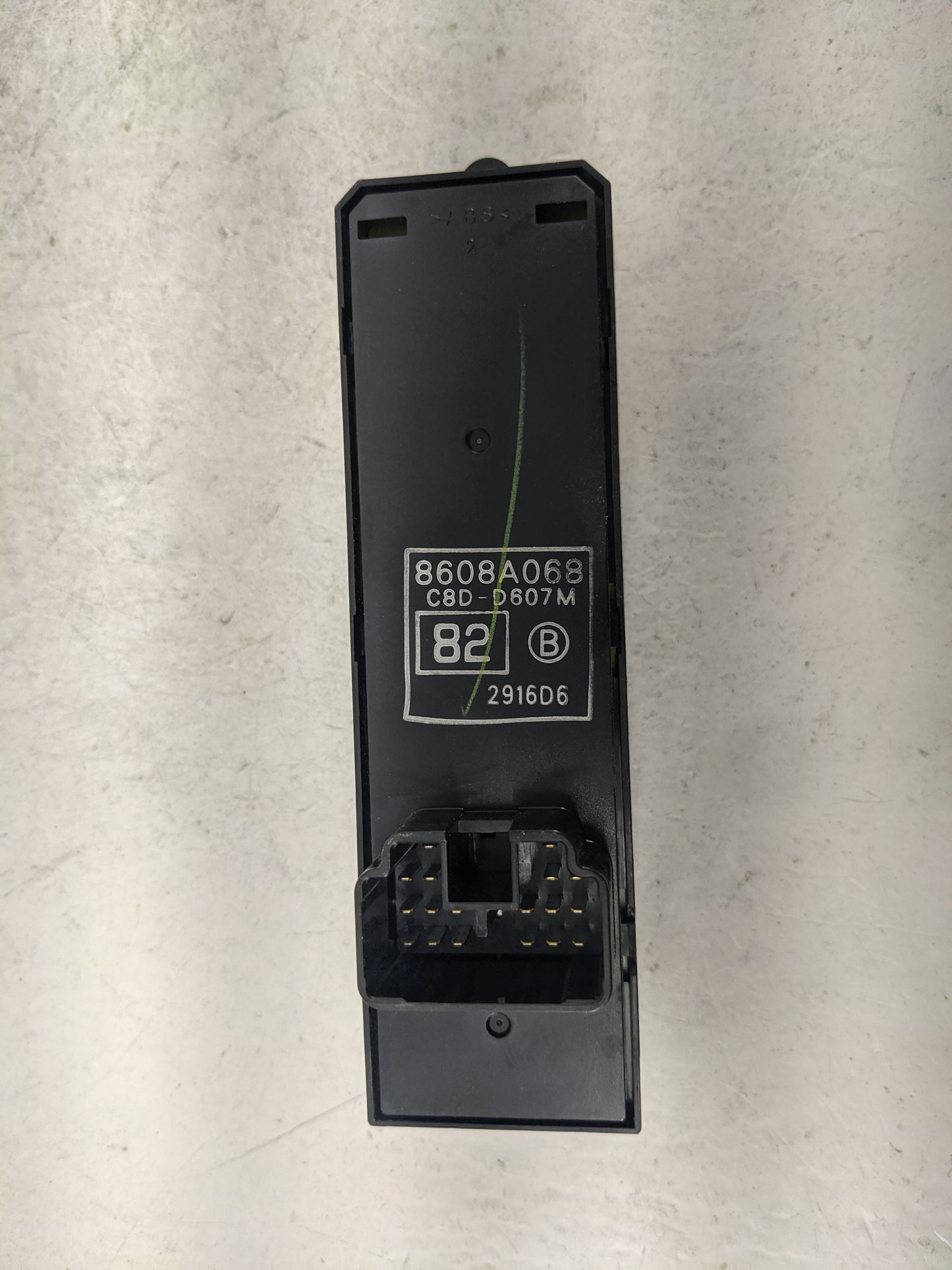 2007-2017 Mitsubishi Lancer Master Power Window Switch Replacement Driver Side Left P/N:8608A068 C8D-D607M Fits OEM Used Aut