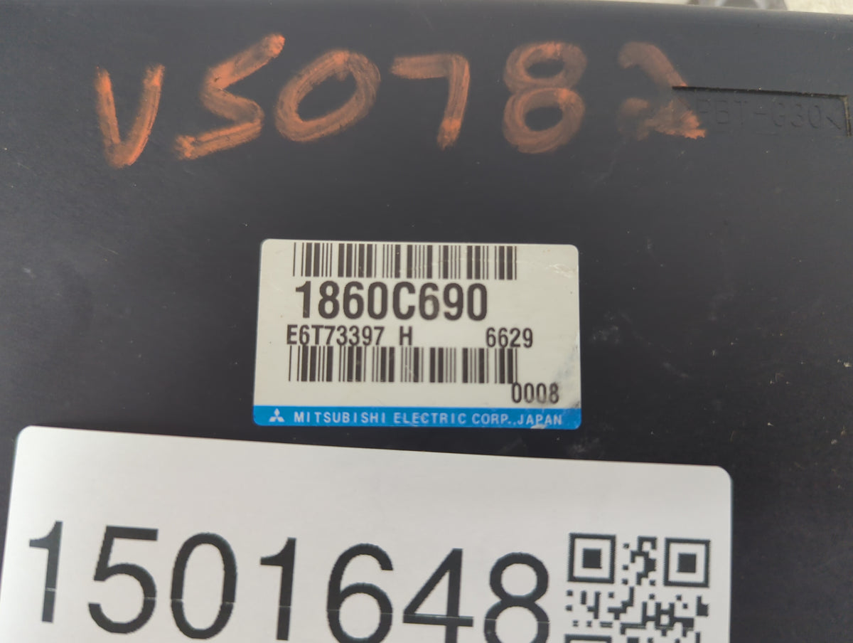 2016 Mitsubishi Lancer PCM Engine Control Computer ECU ECM PCU OEM P/N:1860C690 E6T73397 Fits OEM Used Auto Parts - Oemuseda