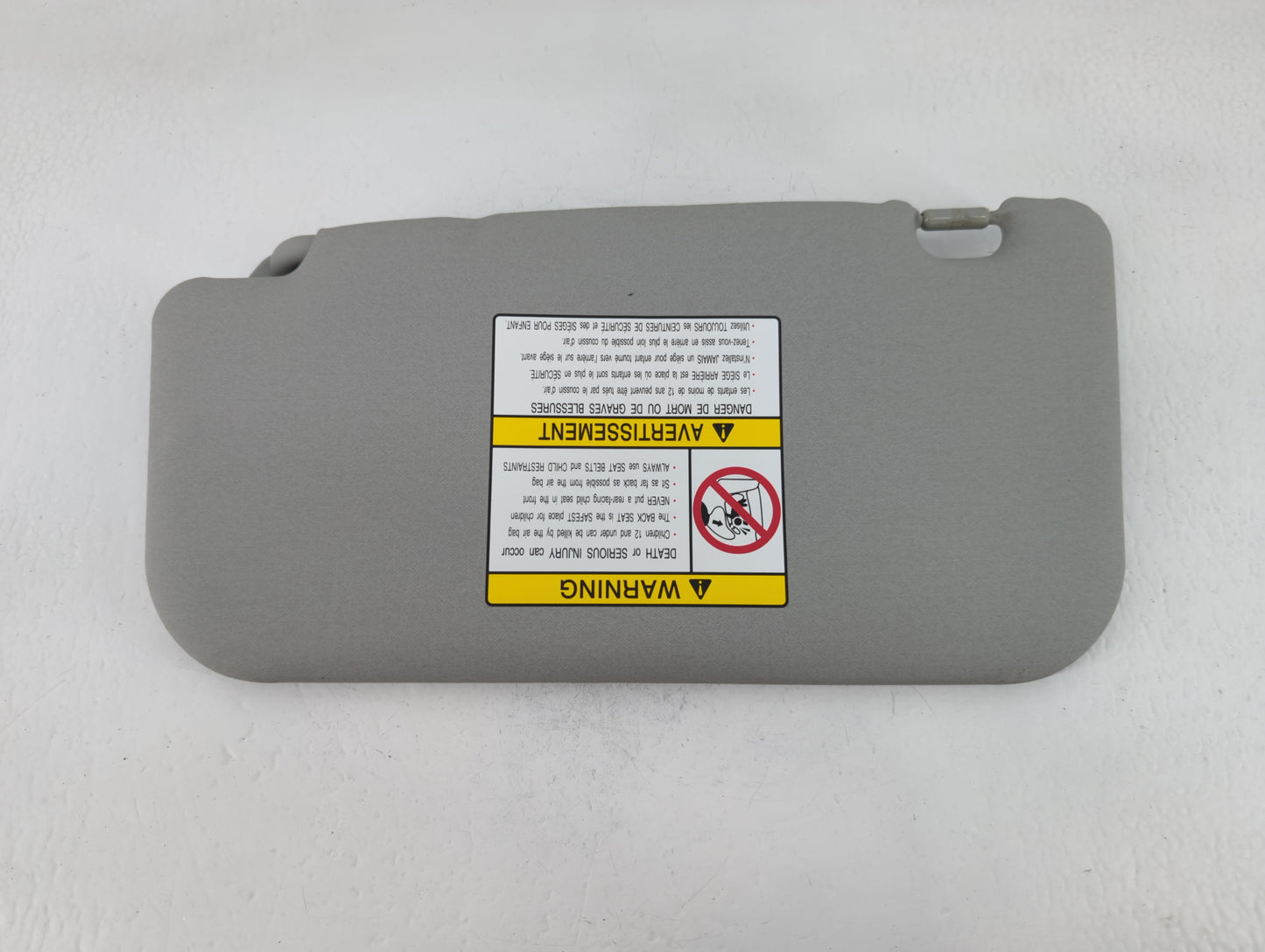 2007-2017 Mitsubishi Lancer Sun Visor Shade Replacement Passenger Right Mirror Fits OEM Used Auto Parts - Oemusedautoparts1.