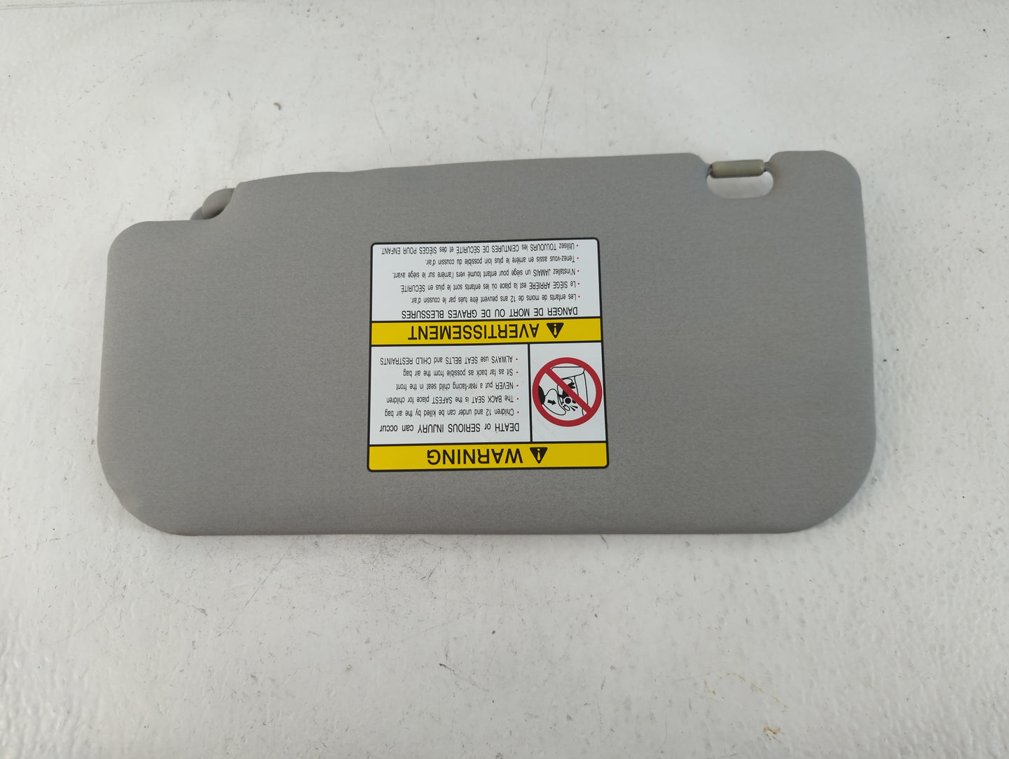 2007-2017 Mitsubishi Lancer Sun Visor Shade Replacement Passenger Right Mirror Fits OEM Used Auto Parts - Oemusedautoparts1.