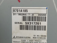 2016 Mitsubishi Outlander Radio AM FM Cd Player Receiver Replacement P/N:8701A185 Fits OEM Used Auto Parts - Oemusedautopart