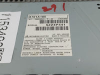 2016 Mitsubishi Outlander Radio AM FM Cd Player Receiver Replacement P/N:8701A185 Fits OEM Used Auto Parts - Oemusedautopart