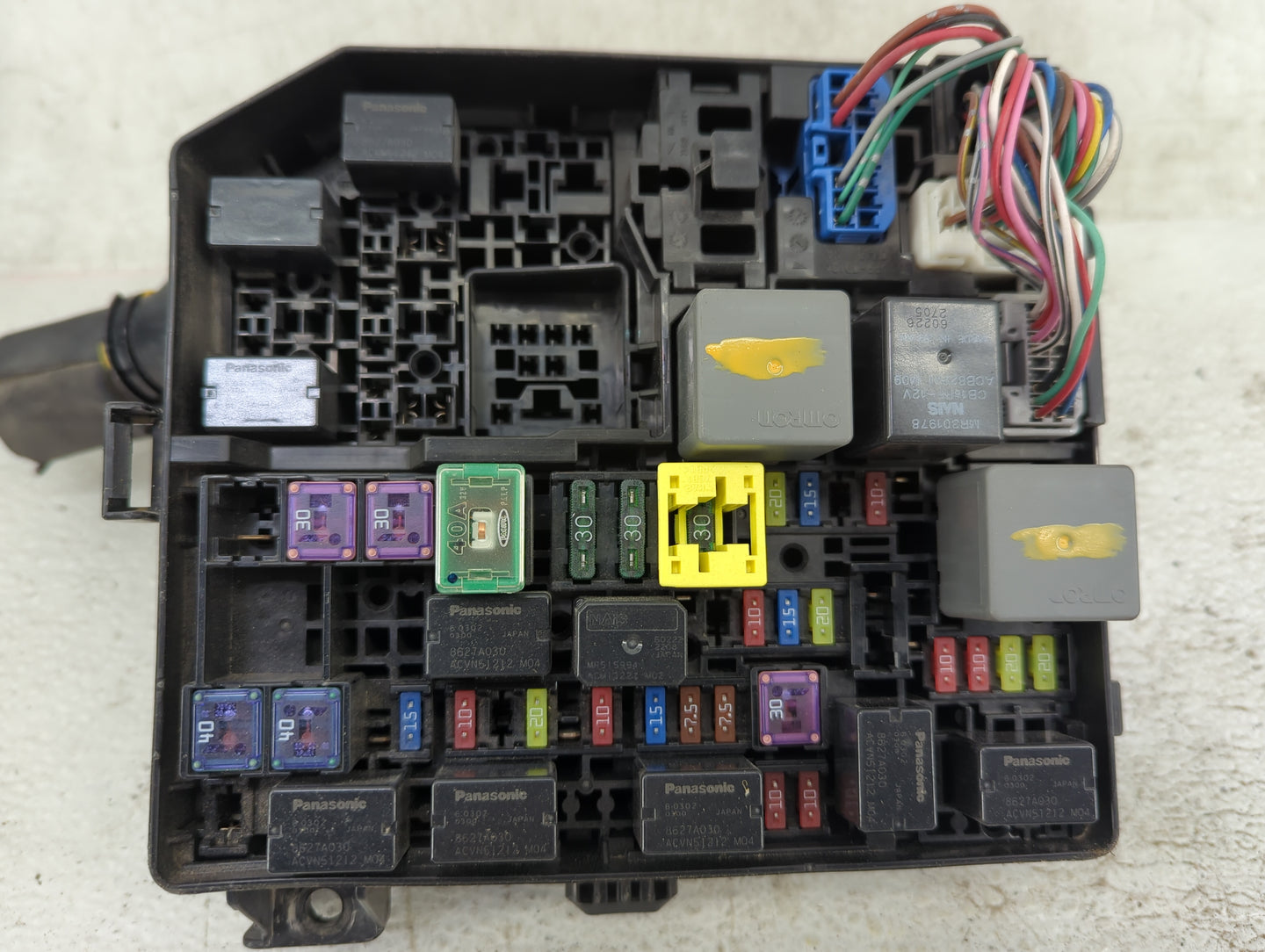 2014-2016 Mitsubishi Outlander Fusebox Fuse Box Panel Relay Module P/N:8627A030 ACVN51212, MR301978 Fits Fits 2014 2015 2016