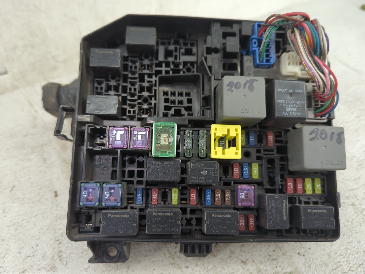 2014-2016 Mitsubishi Outlander Fusebox Fuse Box Panel Relay Module Fits Fits 2014 2015 2016 OEM Used Auto Parts - Oemusedaut