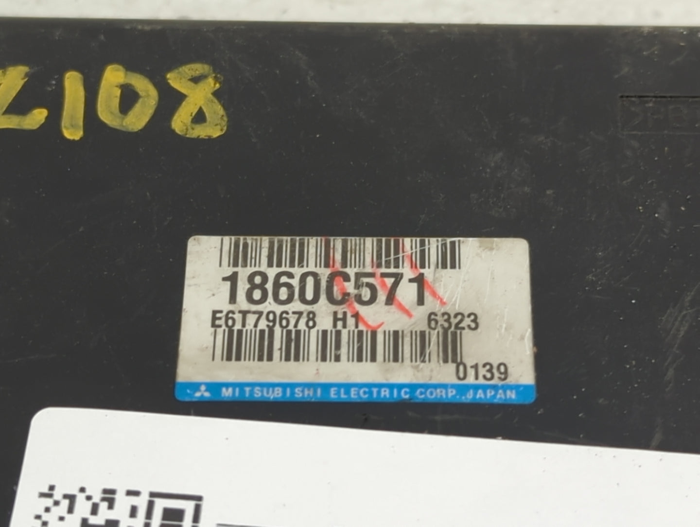 2016 Mitsubishi Outlander PCM Engine Control Computer ECU ECM PCU OEM P/N:1860C571 E6T79678 Fits OEM Used Auto Parts - Oemus