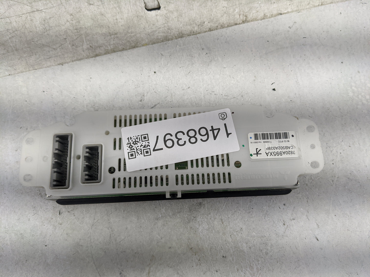 2014-2016 Mitsubishi Outlander Climate Control Module Temperature AC/Heater Replacement P/N:7820A995XA CAB502A039P Fits OEM 