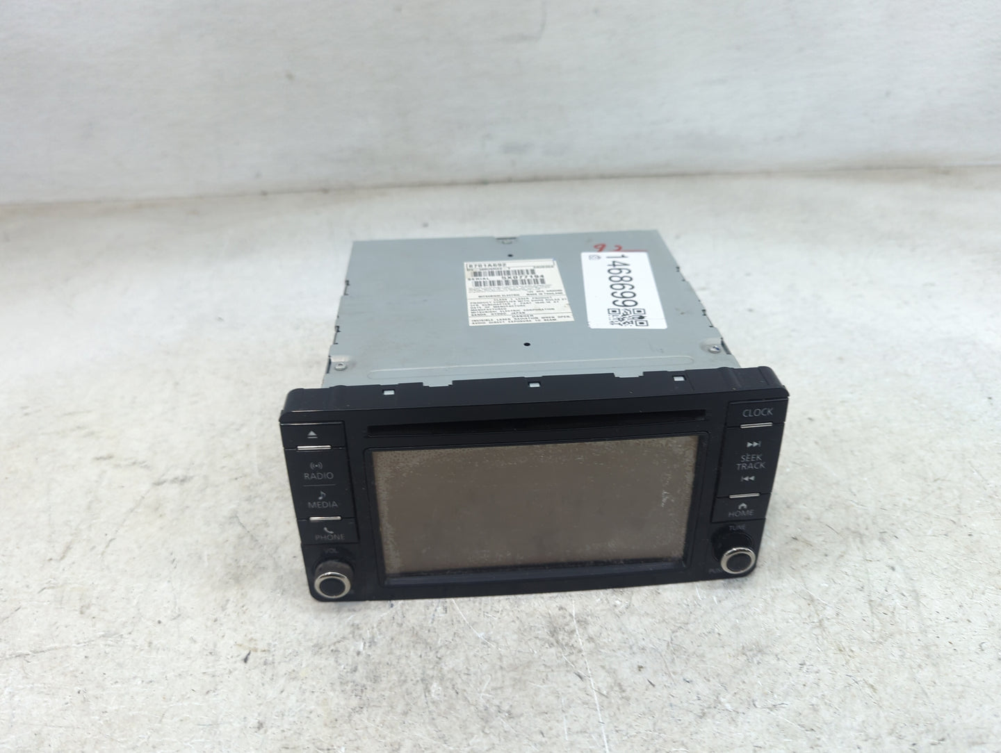 2016 Mitsubishi Outlander Radio AM FM Cd Player Receiver Replacement P/N:8701A692 DY-5MU5R69-T, 34U635A Fits OEM Used Auto P