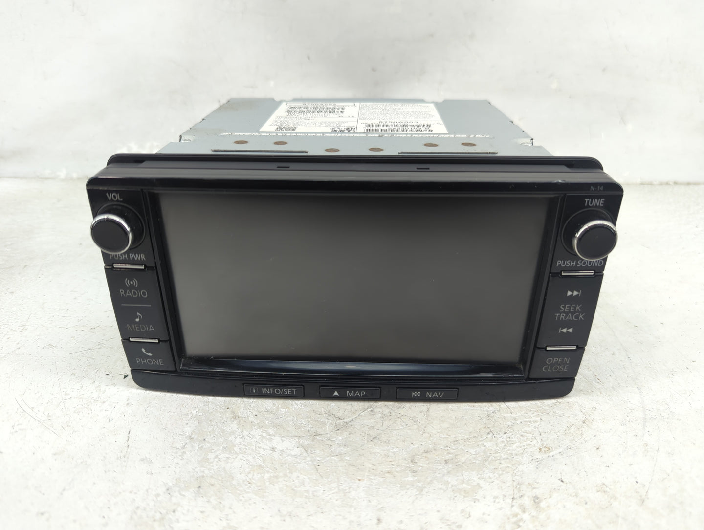 2016 Mitsubishi Outlander Radio AM FM Cd Player Receiver Replacement P/N:8750A562 NR-242UM-16KZNA, 8750A563, NR-242UM-16KZN0