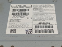 2016 Mitsubishi Outlander Radio AM FM Cd Player Receiver Replacement P/N:8750A562 NR-242UM-16KZNA, 8750A563, NR-242UM-16KZN0