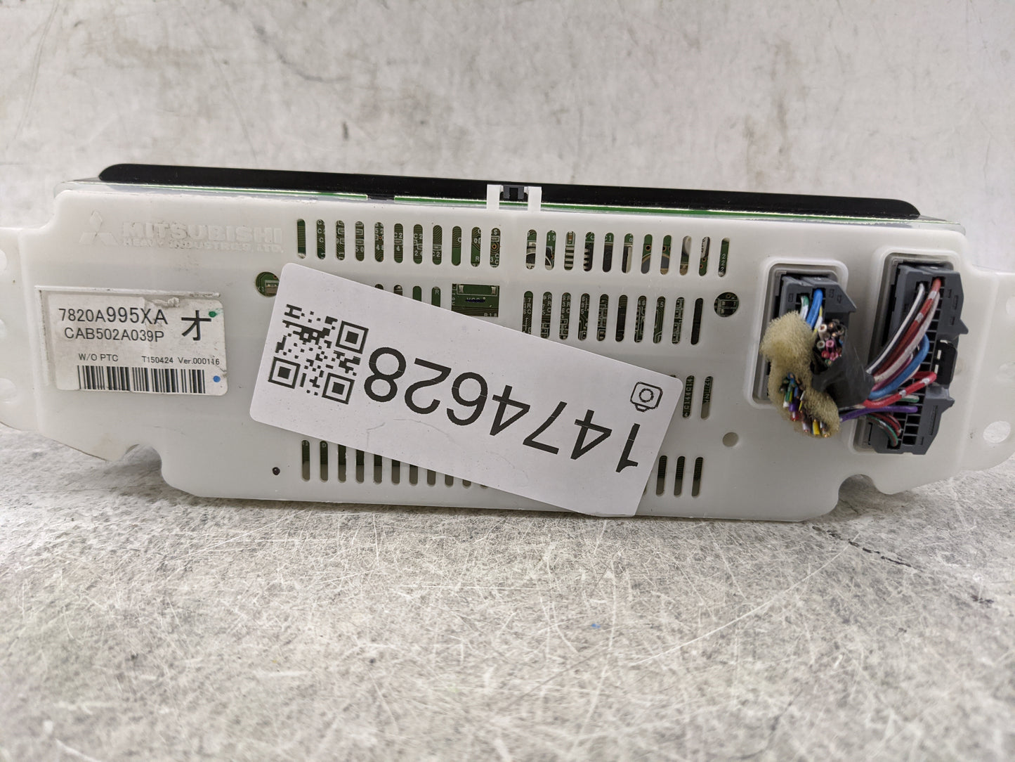 2014-2016 Mitsubishi Outlander Climate Control Module Temperature AC/Heater Replacement P/N:7820A995XA CAB502A039P Fits OEM 