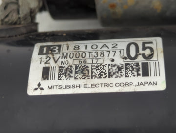 2011-2016 Mitsubishi Outlander Car Starter Motor Solenoid OEM P/N:1810A2 M000T38771 Fits Fits 2011 2012 2013 2014 2015 2016 OEM Used Auto Parts