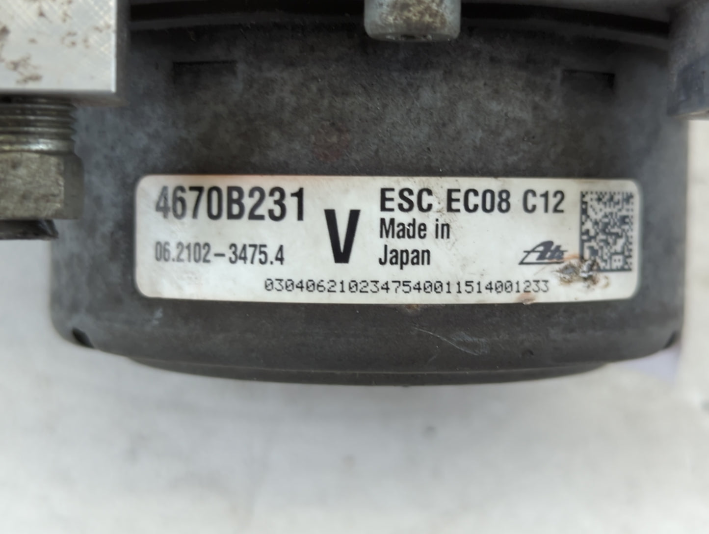 2014-2016 Mitsubishi Outlander ABS Pump Control Module Replacement P/N:ESC EC08 C12 4670B231 Fits Fits 2014 2015 2016 OEM Us