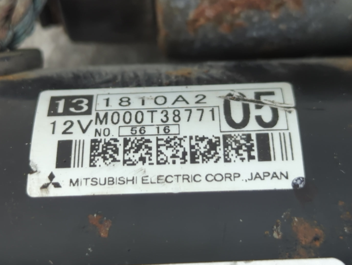 2011-2016 Mitsubishi Outlander Car Starter Motor Solenoid OEM P/N:1810A205 M000T38771 Fits Fits 2011 2012 2013 2014 2015 201
