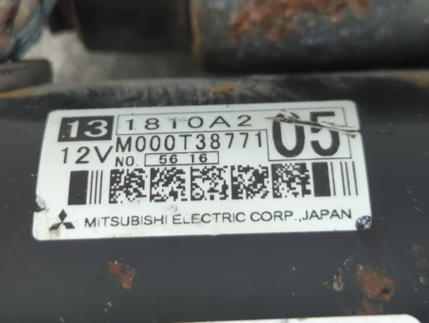 2011-2016 Mitsubishi Outlander Car Starter Motor Solenoid OEM P/N:1810A205 M000T38771 Fits Fits 2011 2012 2013 2014 2015 201