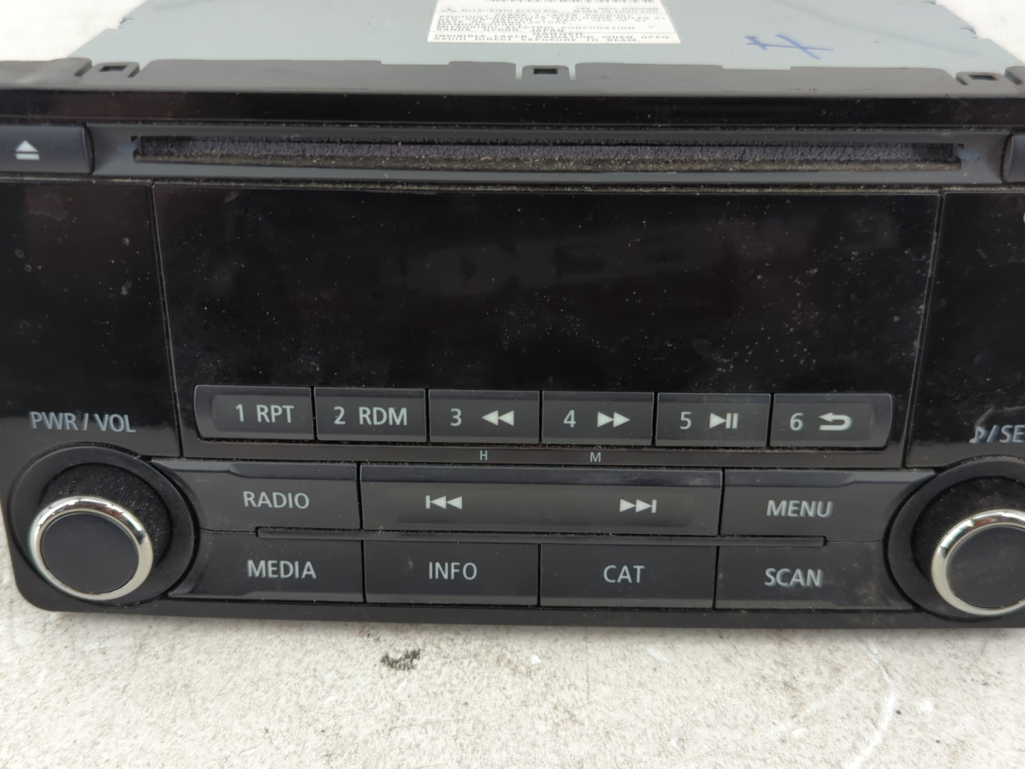 2016 Mitsubishi Outlander Sport Radio AM FM Cd Player Receiver Replacement P/N:8701A185 Fits OEM Used Auto Parts - Oemusedau