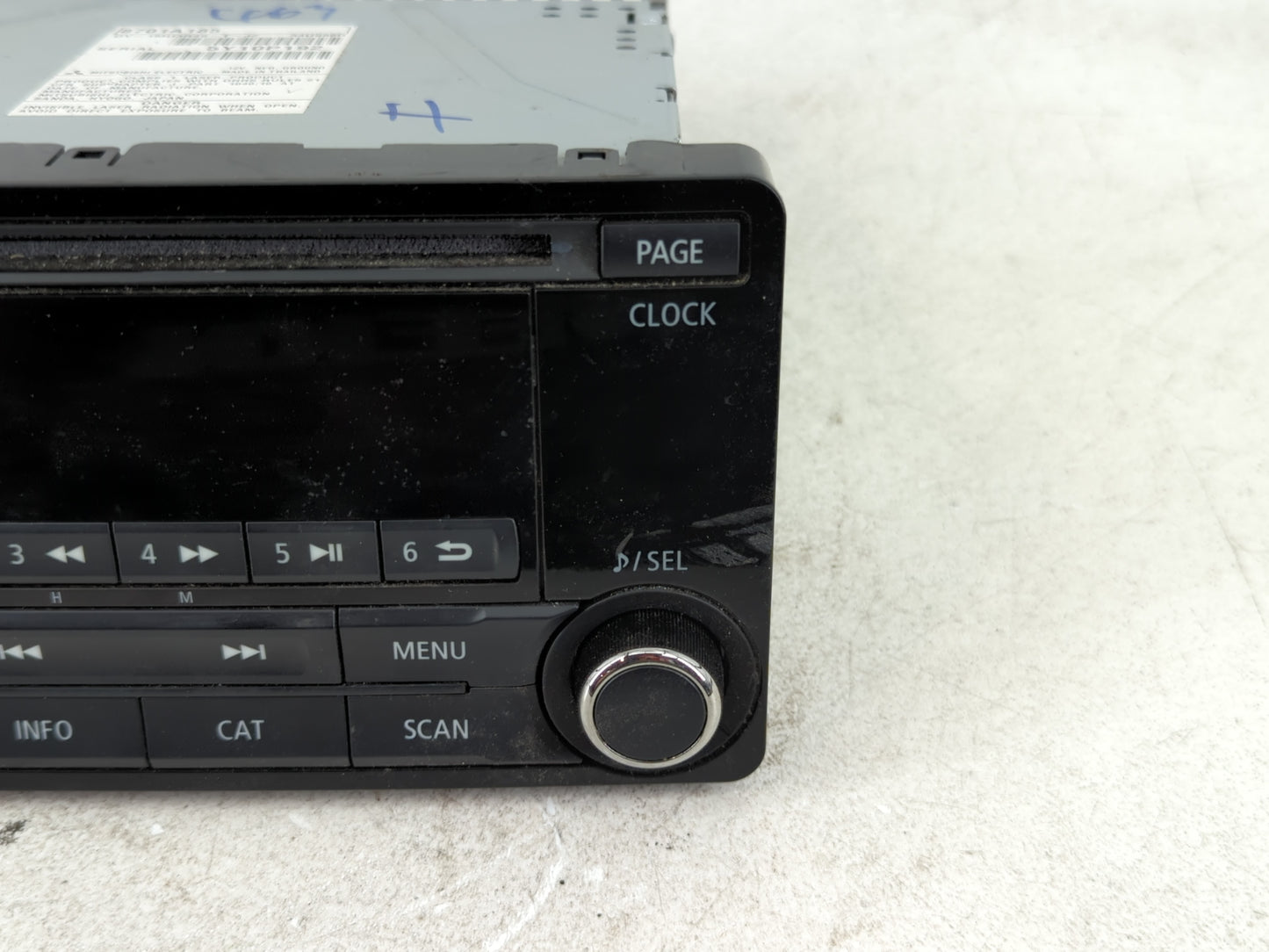 2016 Mitsubishi Outlander Sport Radio AM FM Cd Player Receiver Replacement P/N:8701A185 Fits OEM Used Auto Parts - Oemusedau