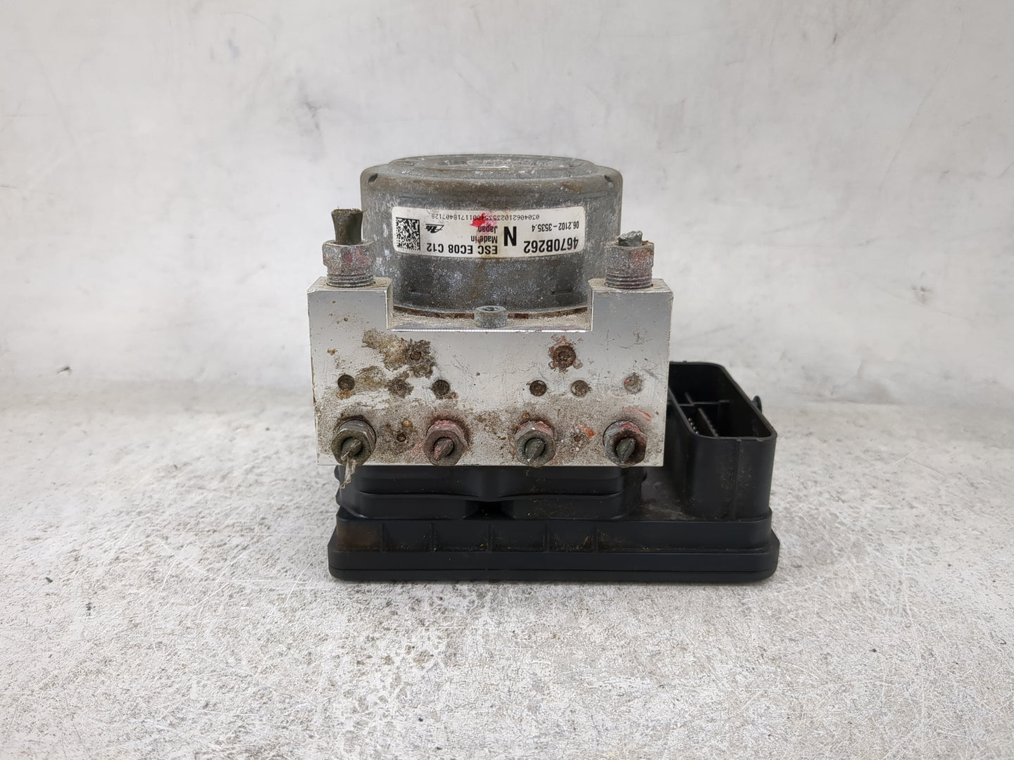 2016 Mitsubishi Outlander Sport ABS Pump Control Module Replacement P/N:4670B262 06.2102-3535.4, ESC EC08 C12 Fits OEM Used 