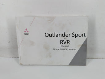 compare product 2016 Mitsubishi Outlander Sport Owners Manual Book Guide P/N:9290H128 OEM Used Auto Parts