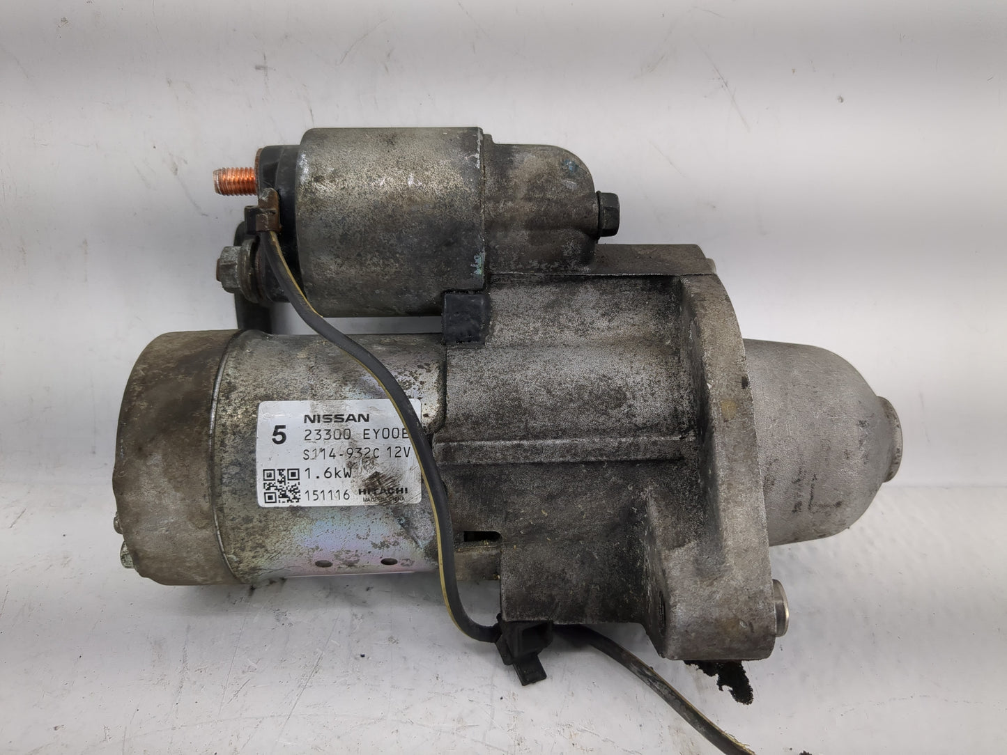 2016 Nissan 370z Car Starter Motor Solenoid OEM P/N:S114-932C 12V Fits OEM Used Auto Parts - Oemusedautoparts1.com