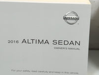 2016 Nissan Altima Owners Manual Book Guide P/N:OM16EA 0L33U1 OEM Used Auto Parts - Oemusedautoparts1.com