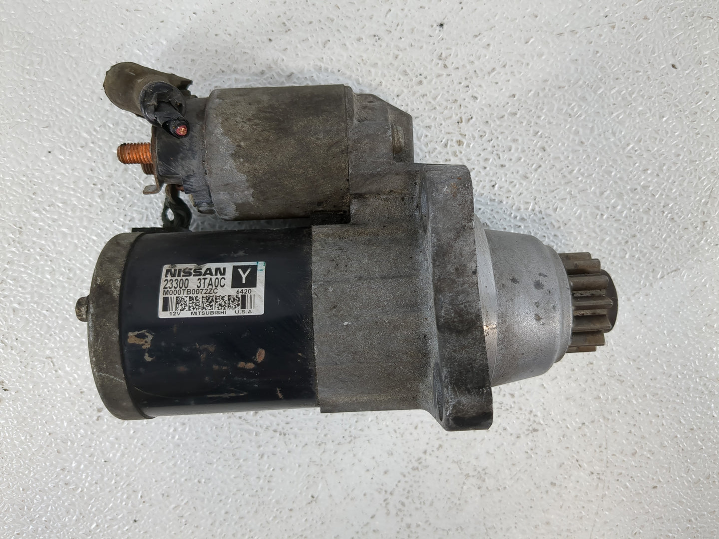 2013-2018 Nissan Altima Car Starter Motor Solenoid OEM P/N:23300 3TA0C Fits Fits 2013 2014 2015 2016 2017 2018 OEM Used Auto