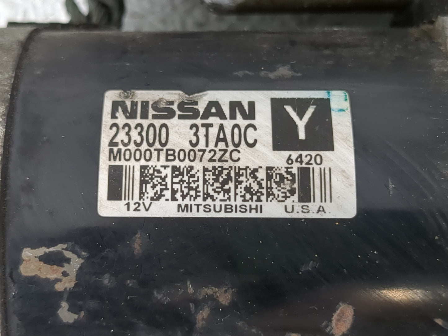 2013-2018 Nissan Altima Car Starter Motor Solenoid OEM P/N:23300 3TA0C Fits Fits 2013 2014 2015 2016 2017 2018 OEM Used Auto