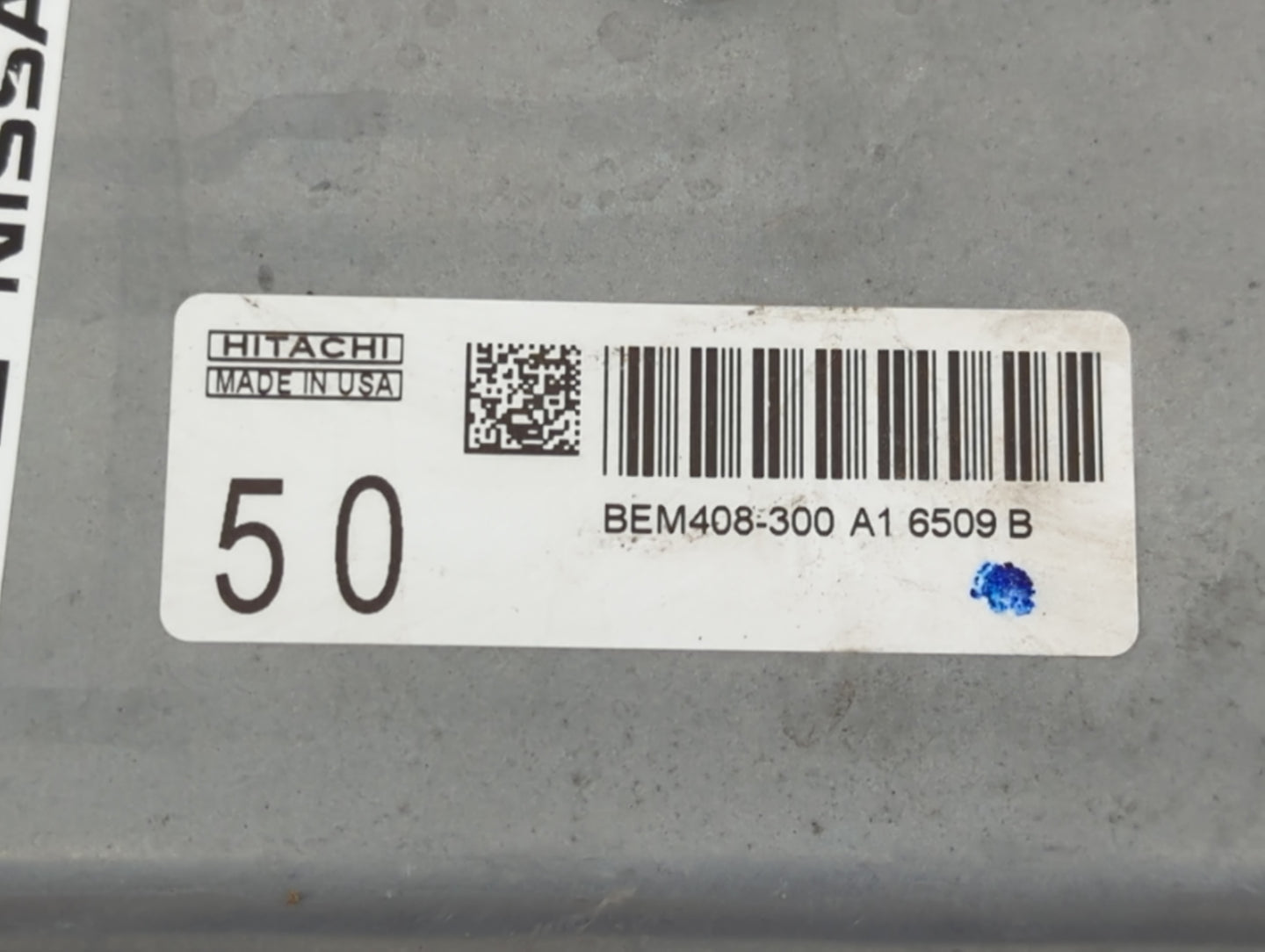 2016-2017 Nissan Altima PCM Engine Control Computer ECU ECM PCU OEM P/N:BEM408-300 A1 Fits Fits 2016 2017 OEM Used Auto Part