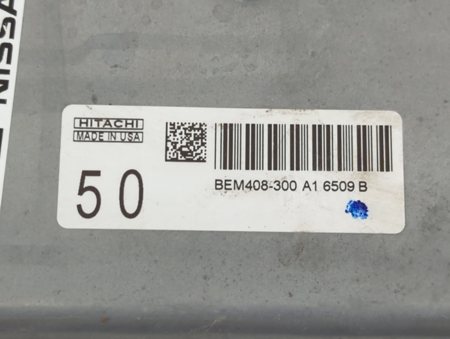 2016-2017 Nissan Altima PCM Engine Control Computer ECU ECM PCU OEM P/N:BEM408-300 A1 Fits Fits 2016 2017 OEM Used Auto Part