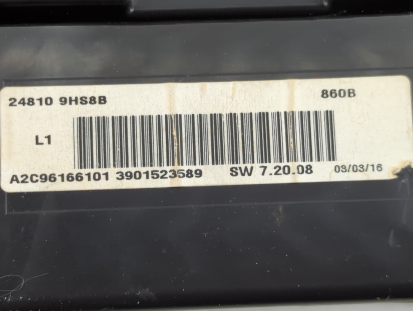 2016-2017 Nissan Altima Instrument Cluster Speedometer Gauges P/N:24810 9HS8B Fits Fits 2016 2017 OEM Used Auto Parts - Oemu