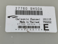 2016 Nissan Altima Radio AM FM Cd Player Receiver Replacement P/N:27760 9HS0A Fits OEM Used Auto Parts - Oemusedautoparts1.c