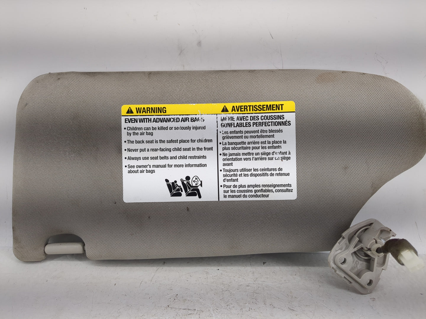 2013-2018 Nissan Altima Sun Visor Shade Replacement Passenger Right Mirror Fits Fits 2013 2014 2015 2016 2017 2018 OEM Used 