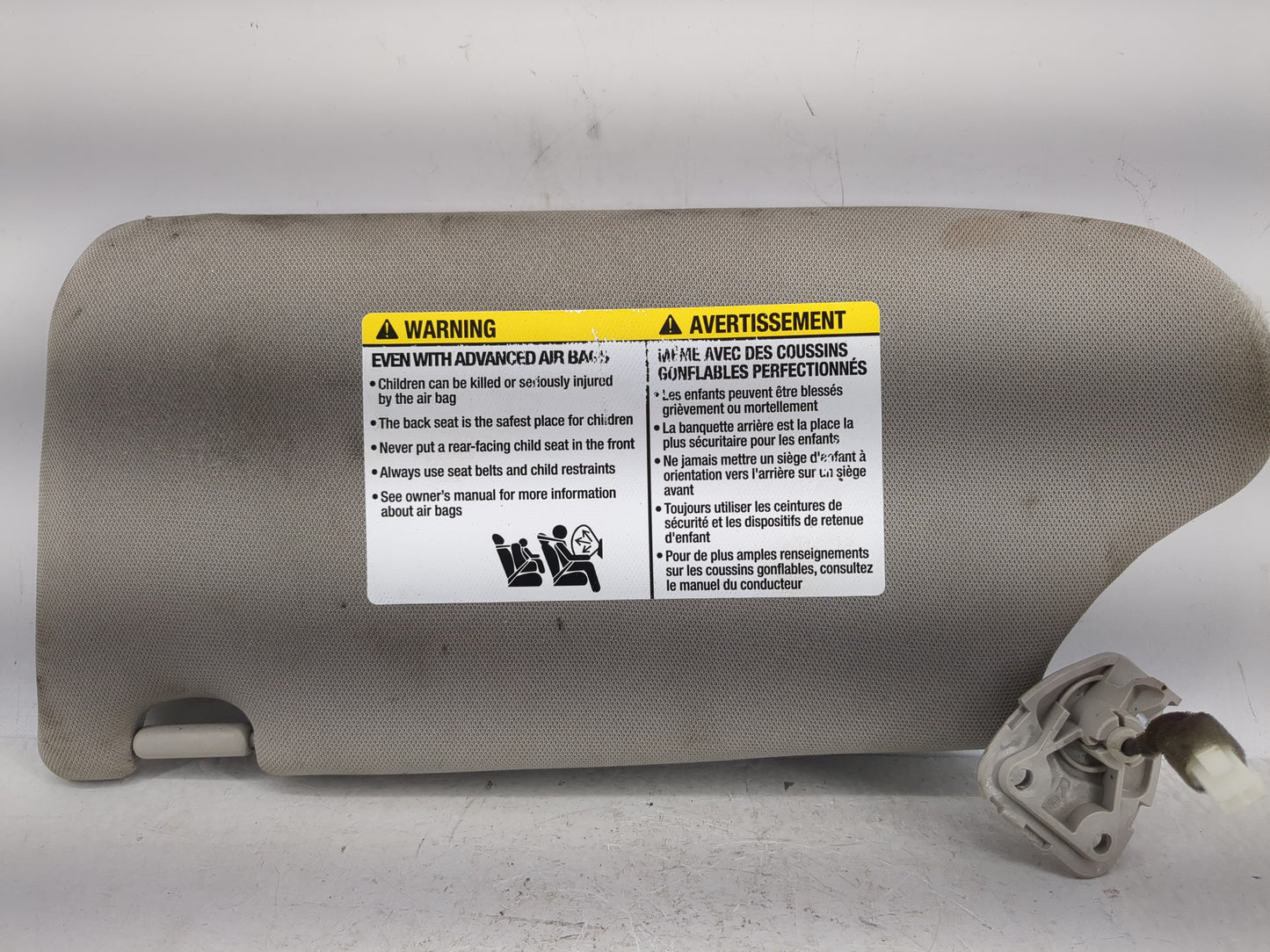 2013-2018 Nissan Altima Sun Visor Shade Replacement Passenger Right Mirror Fits Fits 2013 2014 2015 2016 2017 2018 OEM Used 