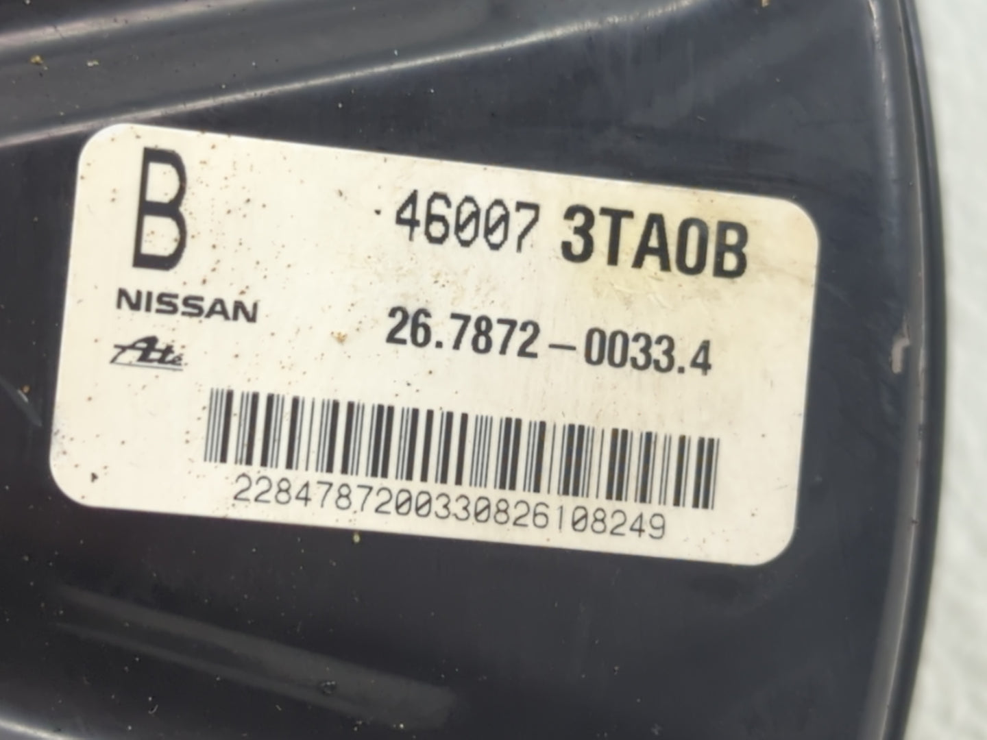 2016-2018 Nissan Altima Power Brake Booster Oem 1220994 - Oemusedautoparts1.com