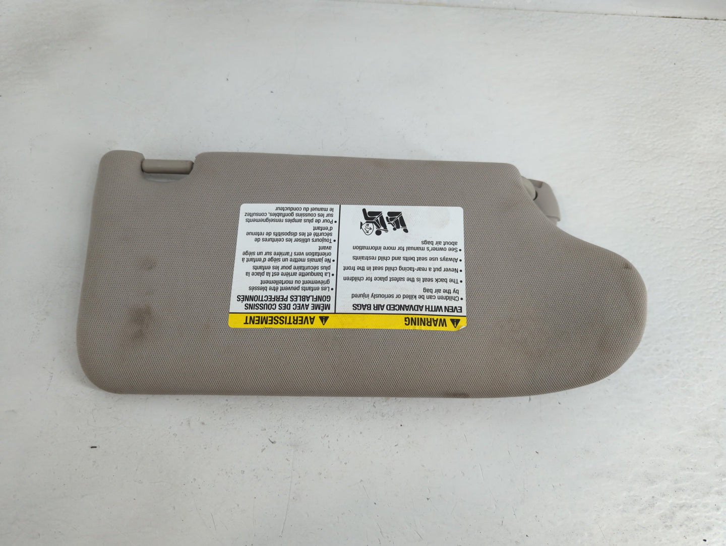 2013-2018 Nissan Altima Sun Visor Shade Replacement Driver Left Mirror Fits Fits 2013 2014 2015 2016 2017 2018 OEM Used Auto