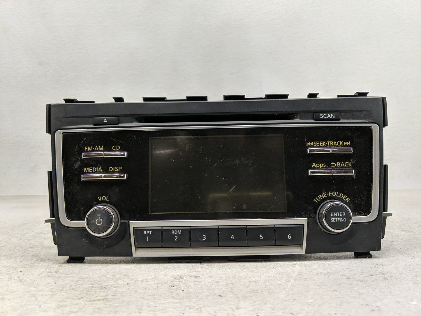 2016 Nissan Altima Radio AM FM Cd Player Receiver Replacement P/N:28185 9HR1A Fits OEM Used Auto Parts - Oemusedautoparts1.c