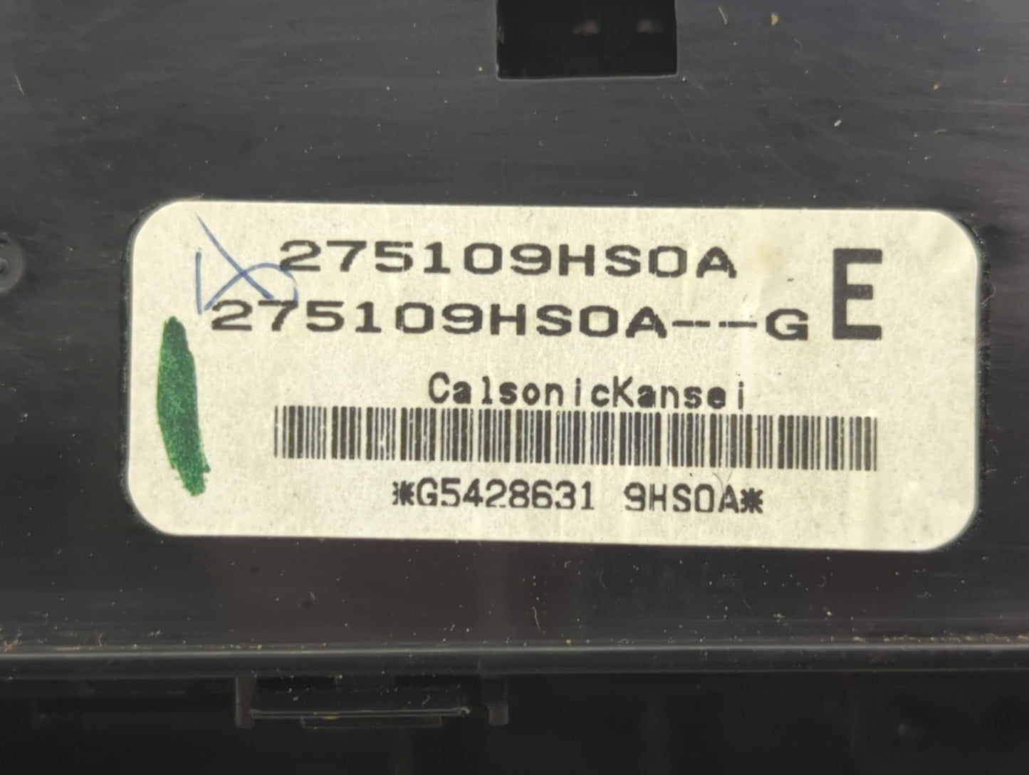 2016-2018 Nissan Altima Climate Control Module Temperature AC/Heater Replacement P/N:275109HS0A-G 275109HS0A Fits OEM Used A