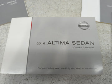 2016 Nissan Altima Owners Manual Book Guide P/N:OM16EA-0L33U0 OEM Used Auto Parts - Oemusedautoparts1.com