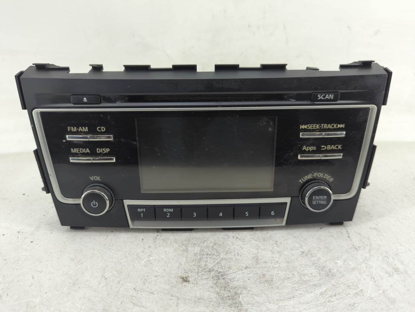 2016 Nissan Altima Radio AM FM Cd Player Receiver Replacement P/N:28185-9HR1A Fits OEM Used Auto Parts - Oemusedautoparts1.c