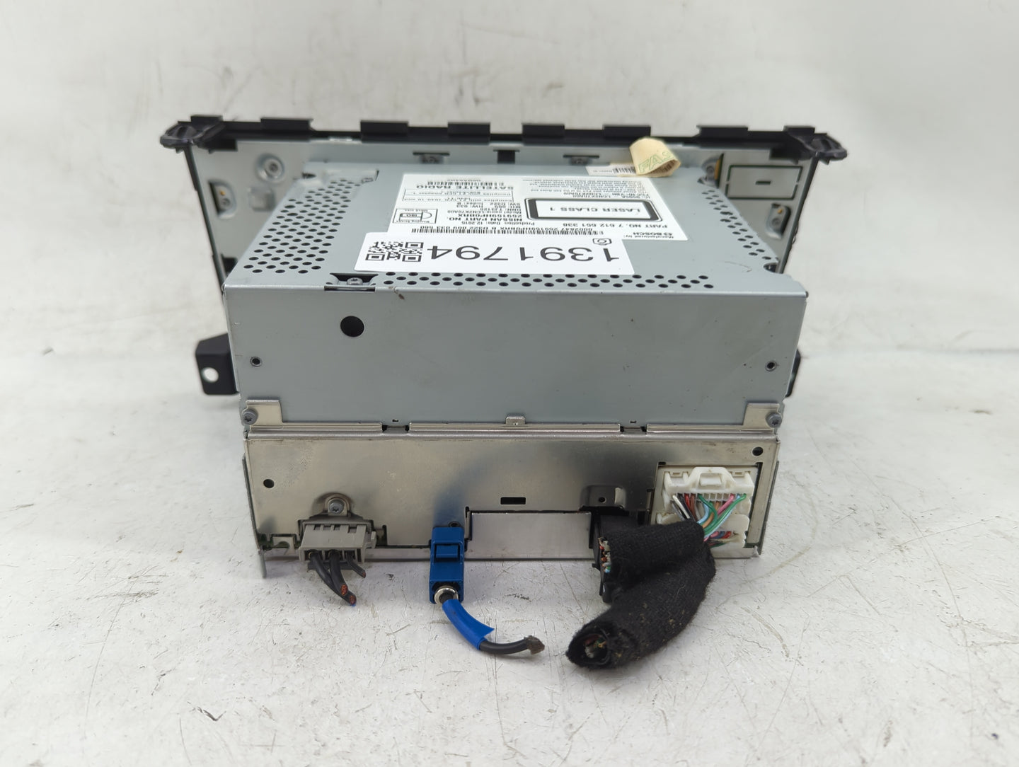 2016 Nissan Altima Radio AM FM Cd Player Receiver Replacement P/N:259159HP0BRX 7 612 651 338 Fits OEM Used Auto Parts - Oemu