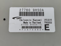 2016-2017 Nissan Altima Temperature Control Module 27760-9hs0a - Oemusedautoparts1.com