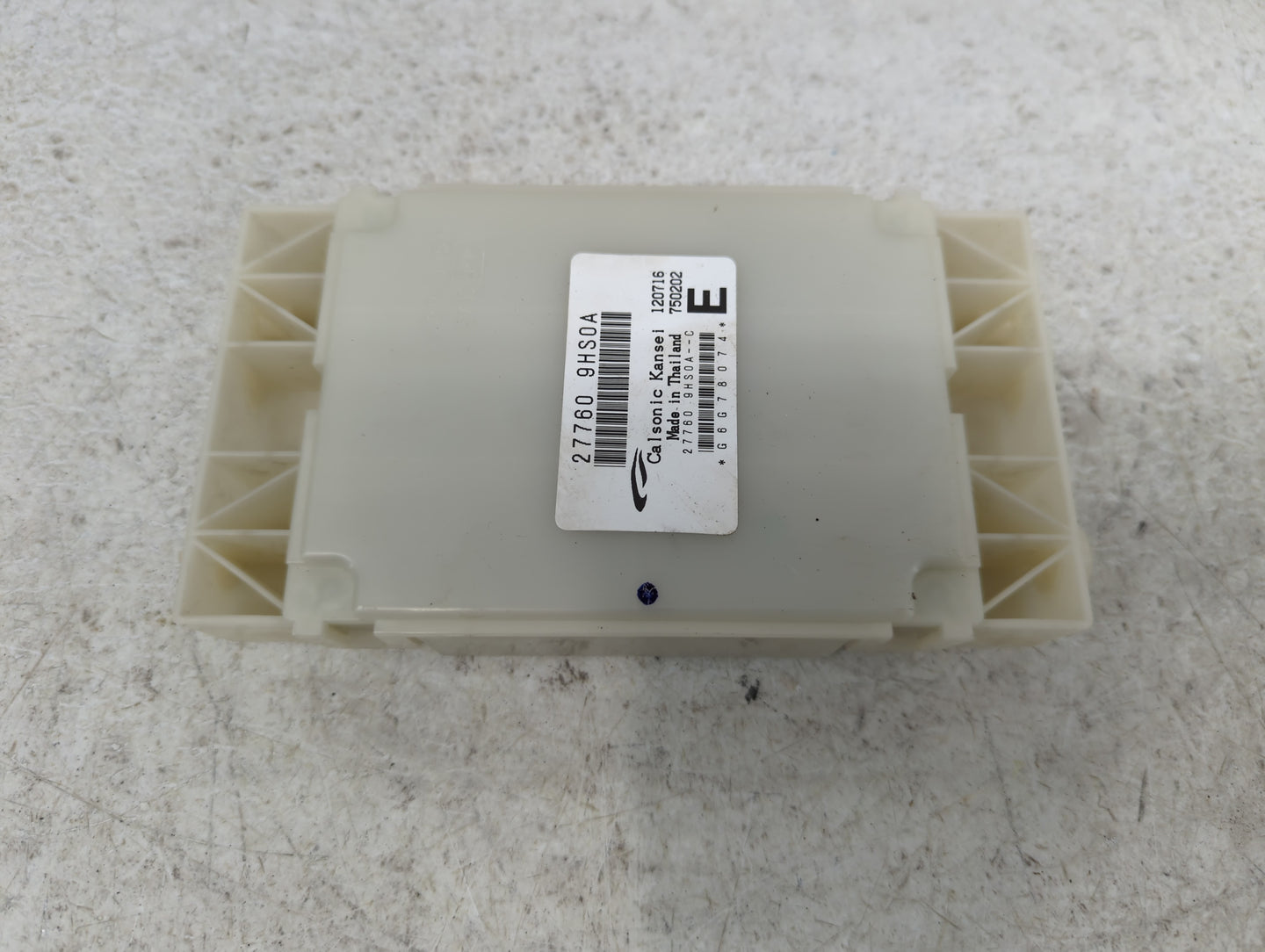 2016-2017 Nissan Altima Temperature Control Module 27760 9hs0a - Oemusedautoparts1.com