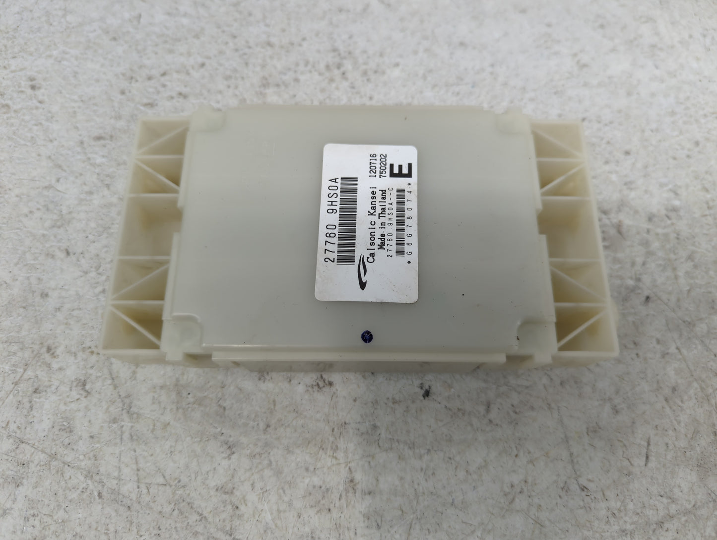 2016-2017 Nissan Altima Temperature Control Module 27760 9hs0a - Oemusedautoparts1.com