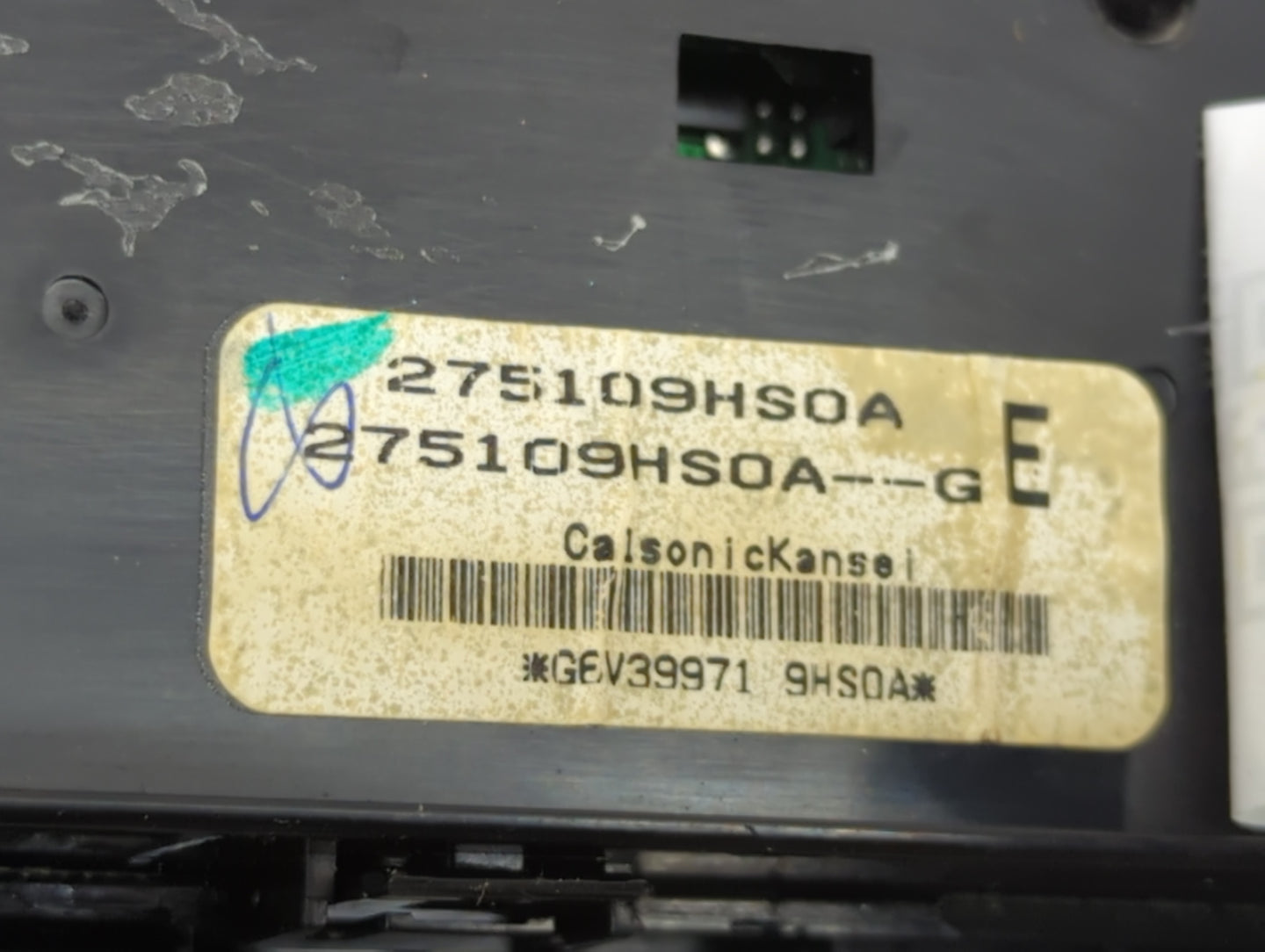 2016-2018 Nissan Altima Climate Control Module Temperature AC/Heater Replacement P/N:275109HS0A-G 275109HS0A Fits OEM Used A