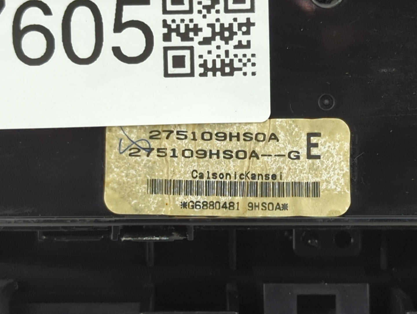 2016-2018 Nissan Altima Climate Control Module Temperature AC/Heater Replacement P/N:275109HS0A 275109HS0A-G Fits OEM Used A