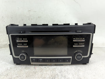 2016 Nissan Altima Radio AM FM Cd Player Receiver Replacement P/N:28185 9HR1B CQ-FN25E2GX Fits OEM Used Auto Parts - Oemused