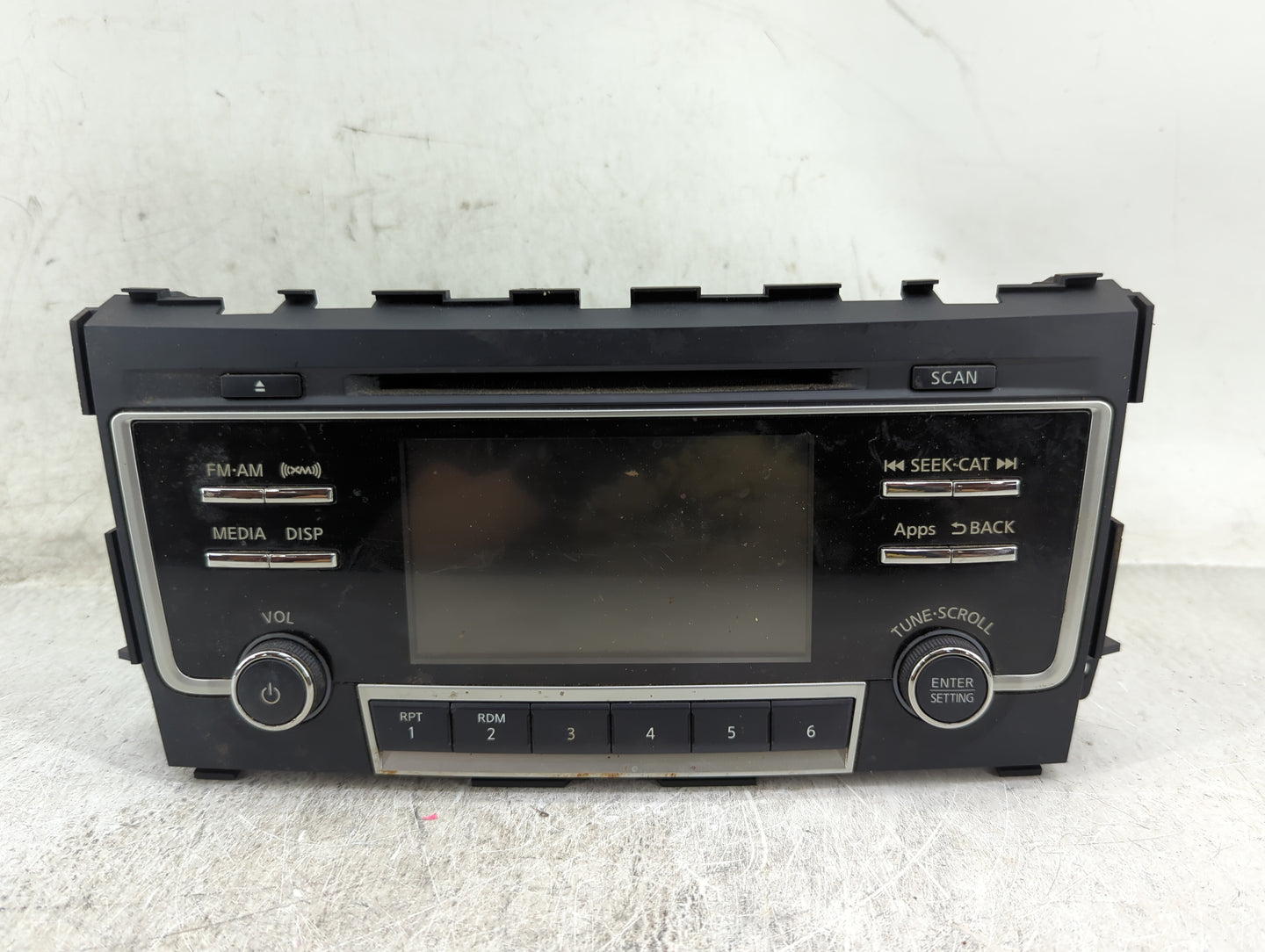 2016 Nissan Altima Radio AM FM Cd Player Receiver Replacement P/N:28185 9HR1B CQ-FN25E2GX Fits OEM Used Auto Parts - Oemused