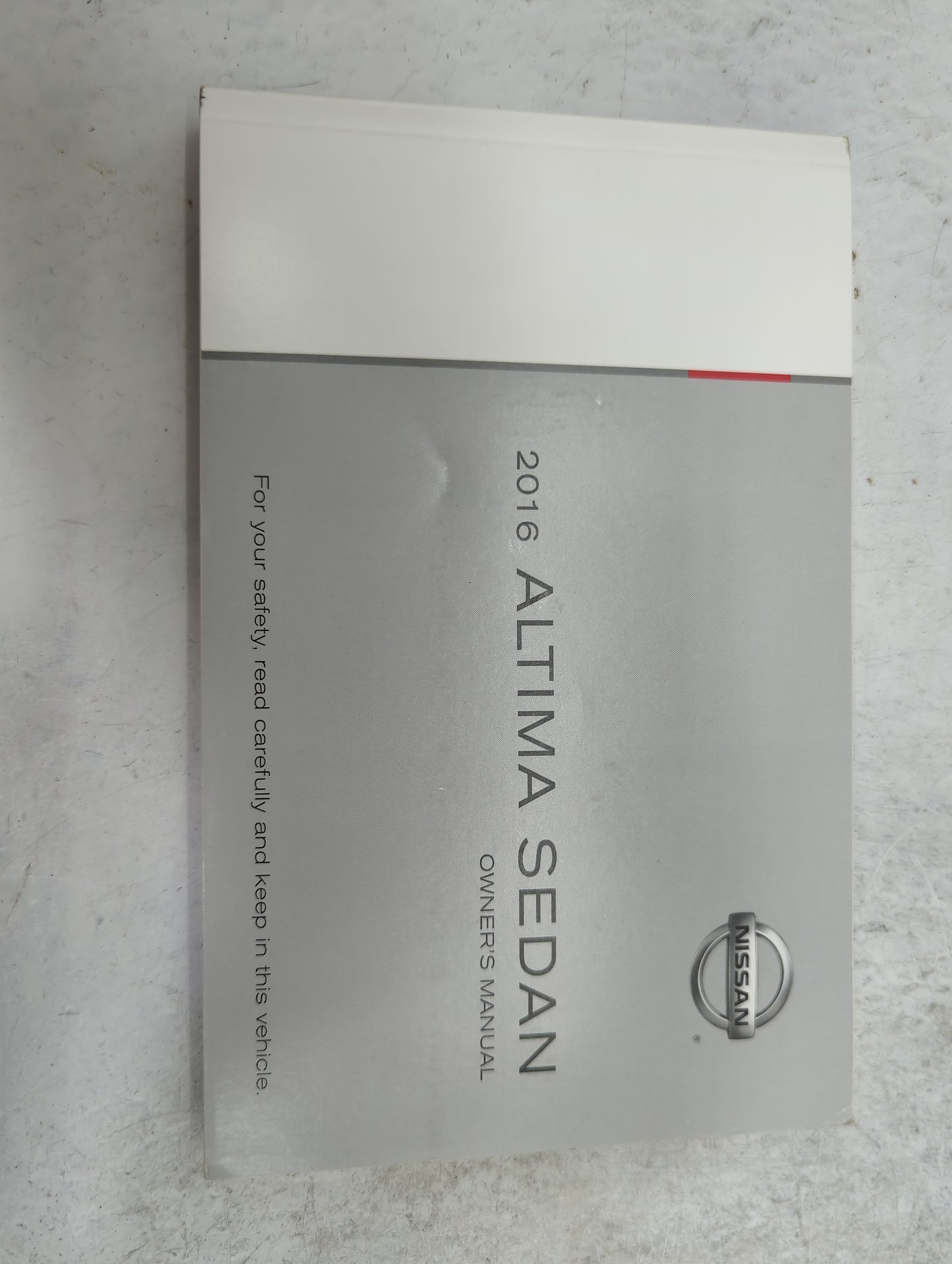 2016 Nissan Altima Owners Manual Book Guide P/N:OM16EA 0L33U1 OEM Used Auto Parts - Oemusedautoparts1.com